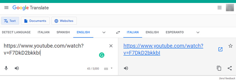 unblock youtube with google translate