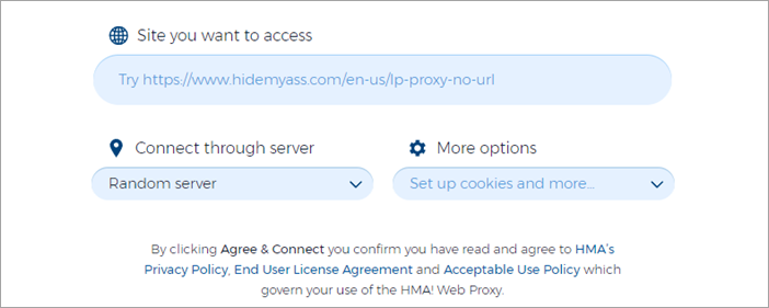 HideMyAss Free Proxy